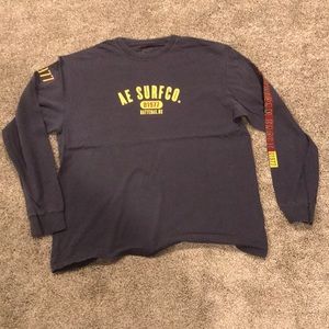 American eagle navy blue long sleeve shirt. Size M